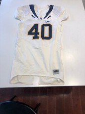 Game Worn Used Nike Cal Golden Bears Football Jersey #40 Size 46