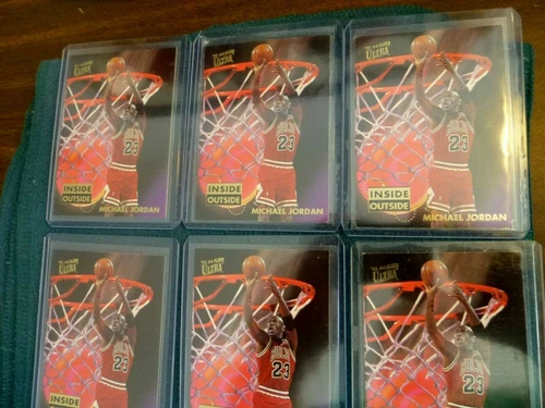 Jordan 1993 Fleer Jordan #4 Red