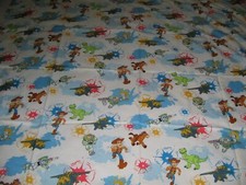Disney Toy Story Woody and Buzz Lightyear Toddler Size Flat Sheet Microfiber