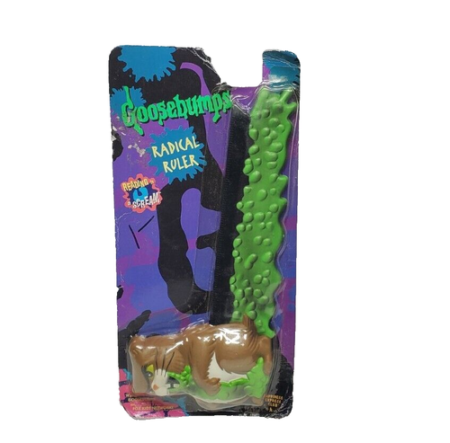 Goosebumps Ruler Vintage 1996 Goosebumps Radical Ruler Reading Is a Scream (box damage ...