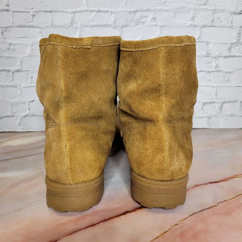 Unisa Boots Womens Size 9 Sherpa Lined Toggle Closure Insulated Retro Snow Tan - Image 4 of 4
