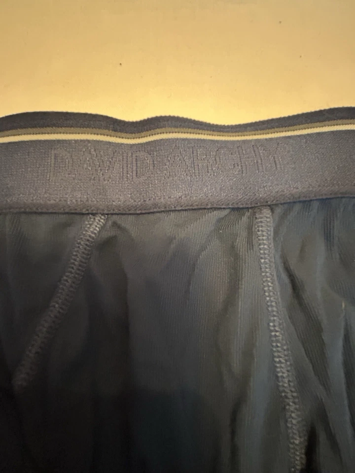 DAVID ARCHY Men’s Modal Briefs Dark Blue Large - Image 2 of 2