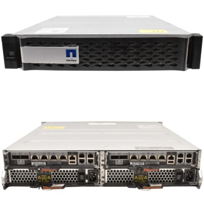 NetApp FAS2520 NAF-1201 Expansion Shelf Disk 12x LFF 2x Controllers 111-01323