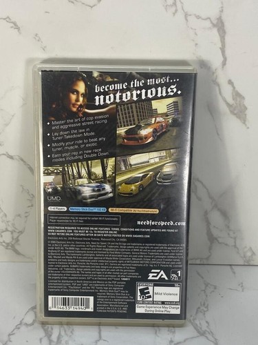 Need For Speed: Most Wanted -5-1-0 (Sony PSP UMD, 2005) PSP - Picture 2 of 3