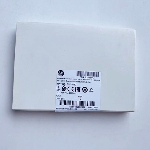 Stock NEW 2085-ECR expansion module end cover 2085ECR shipped on the same day