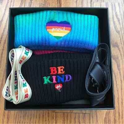 THE PHLUID PROJECT Be Kind Be Proud Beanies Black Rainbow  display picture 3