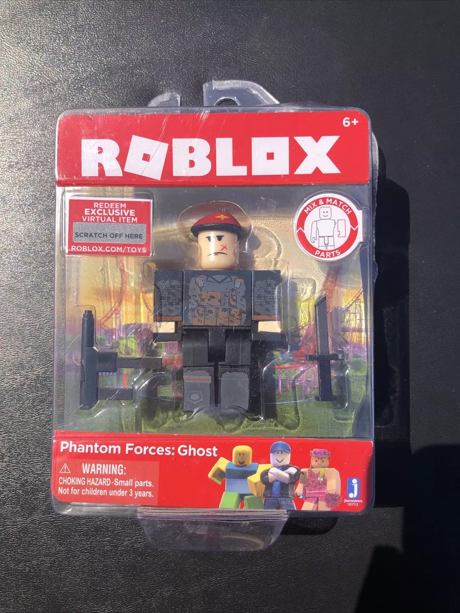 Roblox Phantom Forces Ghost Figure NEW Sealed RARE 3 Toy Mix & Match Parts  CODE