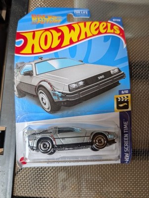 Hot Wheels 1:64 Screen Time Back to the Future 1981 DeLorean DMC-12 Silver