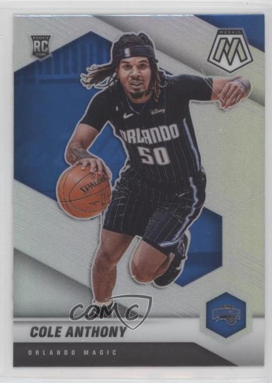 2020-21 Panini Mosaic Rookie Silver Prizm Cole Anthony #207 14sx