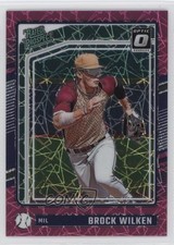2024 Donruss Optic Rated Prospects Pink Velocity Prizm /79 Brock Wilken 1dm4