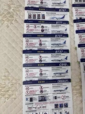 Safety card set China Southern Airlines 2025 B Version（13 cards）