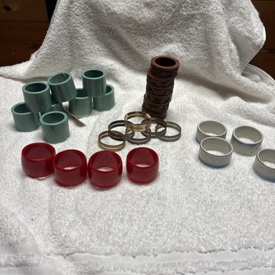 Vintage Napkin Rings Eight From The Old Proffitts s Store