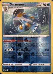 Swampert 064/264 Fusion Strike Reverse Holo Pokemon TCG