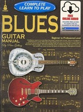 Complete Learn To Play Blues Guitar Manual Music Book OL Audio Sheet Musc Book