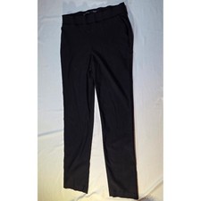 Simply Vera Vera Wang Black Slim Straight Leg Pull On Pants Medium Long
