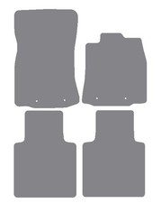 Fits Jaguar XJ Series X351 LWB Front Eyelets 09-19 Grey Carpet Car Mats Hitech