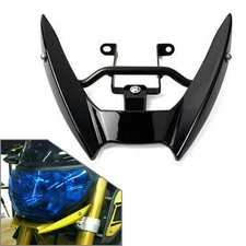 Black Front Upper Headlight Fairing Stay Bracket For Yamaha MT 09 FZ-09 2014-16