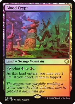 MTG FOIL Blood Crypt - Lorwyn Eclipsed #262 | eBay