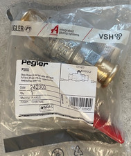 Pegler PS500 VSH XPress Press-Fit Brass Ball Valve Red Lever 22mm DN20 242303