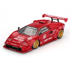 Mini GT 1:64 Lamborghini Countach LB-WORKS Liberty Walk LBWK Red #1100