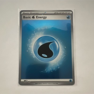 Pokémon Basic Water Energy 003 reverse Holo mega evolutions Holo