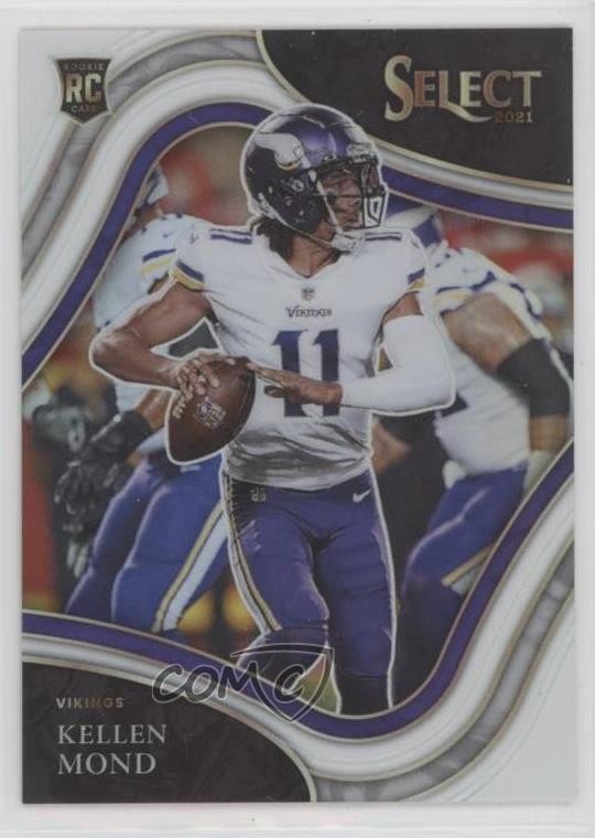 2021 Panini Select Field Level White Prizm /35 Kellen Mond #364 Rookie RC