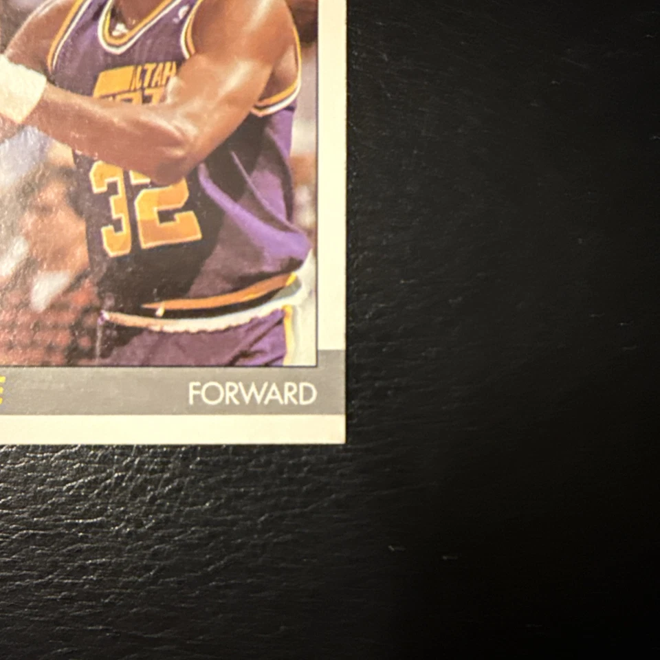 1987-88 Fleer 68 Karl Malone Jazz NM - Nice!! - Image 4 of 4