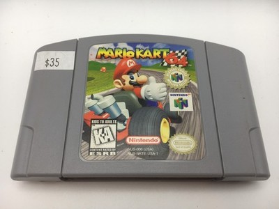 N64 Nintendo 1997 - Mario Kart 64 (Works/Loose)
