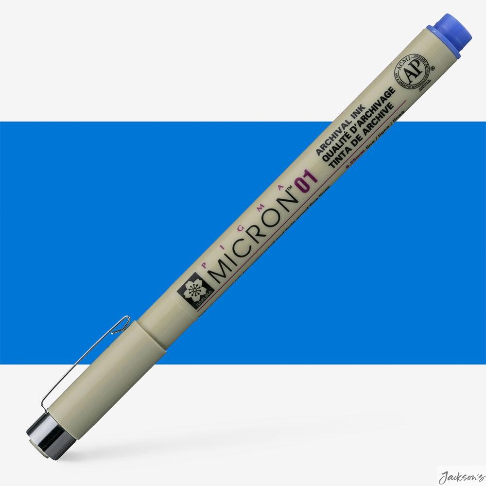Sakura Pigma Micron Pen Archival Ink 0.25mm Blue Fine Liner Drawing