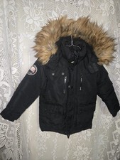 Free Country Removable Faux Fur Hooded Jacket W15 L18 Kid Size 5/6