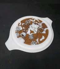 Pyrex Art Nouveau PROMO 2.5 Qt Casserole Lid Only 25-C Made in USA 1960s