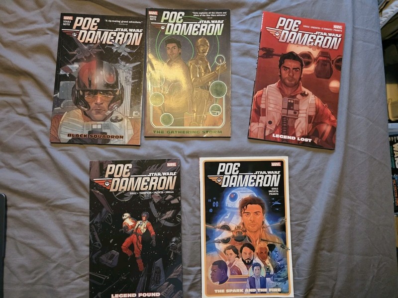 Star Wars Poe Dameron Comic Complete Set Volume 1-5 Trade Paperback (TPB)