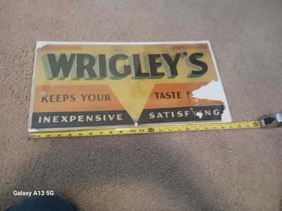 Vintage 1920's 30's Wrigley s LITHO Advertising Rare And Scarce L@@k
