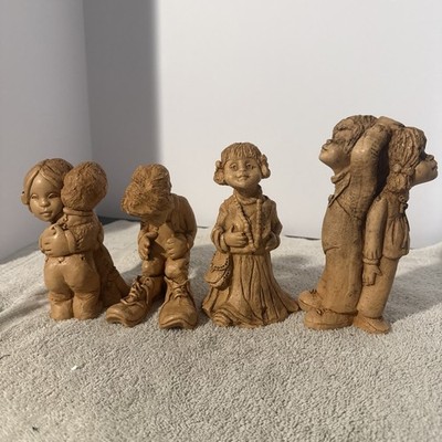 Lee Bortin The Lovable Collections By Abby Press 4 Figures Figurines