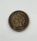 1860 Indian Head Cent Penny 1C RAW  Sharp Strike & Luster SEMI KEY DATE Coin