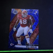 2025 Mosaic Blue Scope Prizm Will Shields #237 Chiefs
