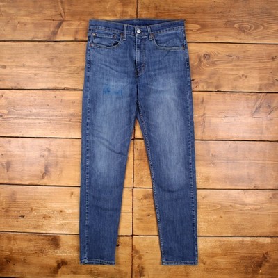 Levis 502 Jeans 34x34 Blau Regular Taper Skinny Stonewash Red Tab Denim