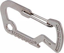 Leatherman Carabiner Cap Lifter Keychain Tool, Durable Stainless Steel, Compact