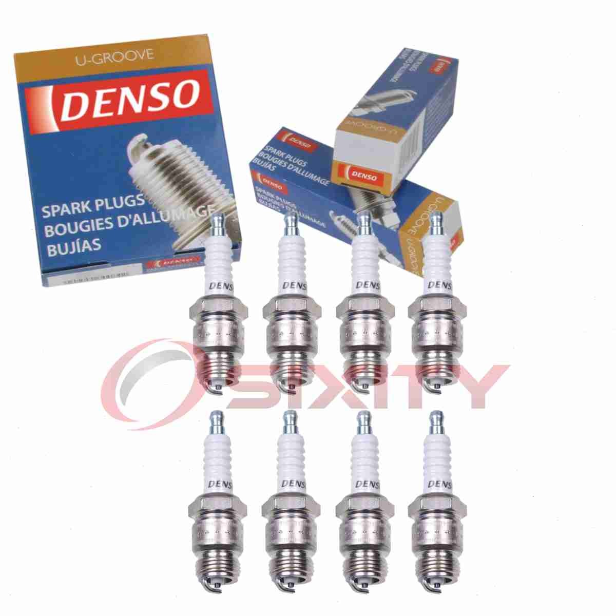 8 pc Denso Standard U-Groove Spark Plugs for 1976 Ford F-500 5.9L V8 ut