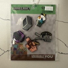 Uniquely You Crocs Jibbitz Charms Minecraft 5 pack. FAST SHIPPING