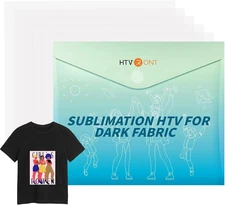 HTVRONT Sublimation HTV - 10 Pack Matte Vinyl for Dark/Light Fabric - B1