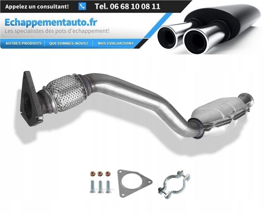 Catalyseur Renault Laguna I 1.9TD pour modèles 1997 à 2001 remplace 7700431088 et 8200165653