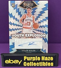 2024-25 Panini Select - Youth Explosion Signatures Tyler Kolek #YE-KOL (AU, RC)