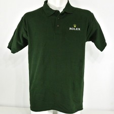 ROLEX Jewelry Store Employee Uniform Polo Shirt Green Size M Medium NEW