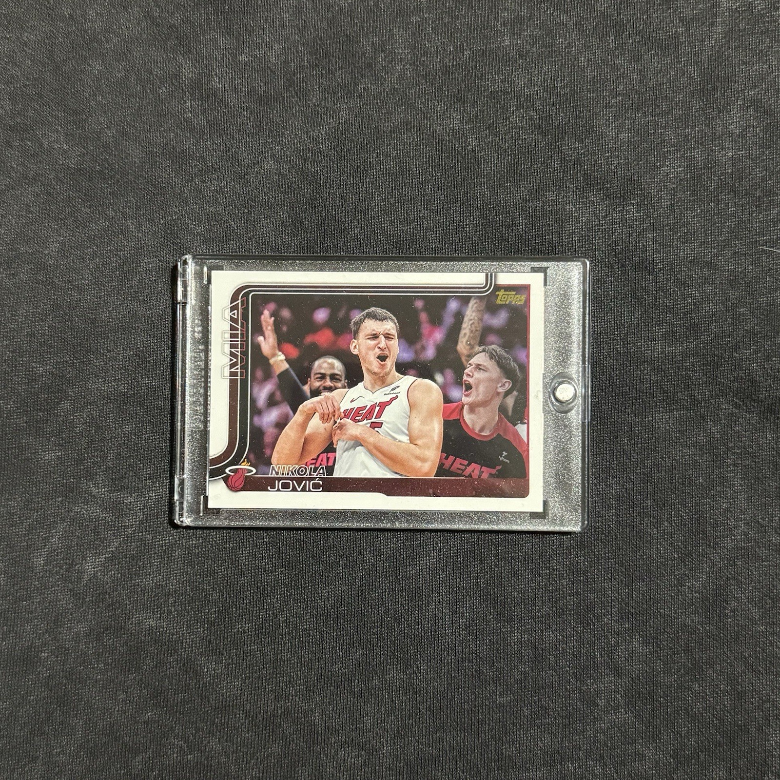 2025-26 Topps Basketball Nikola Jovic #76 Golden Mirror Image Variation 🔥 Heat