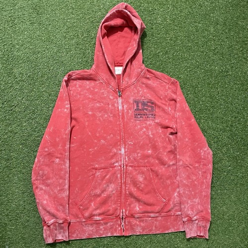 Vintage Ralph Lauren Denim & Supply Hoodie Adult Large L Zip Up Grunge New York