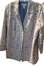 Susan Graver Style Embroidery Jacket 1xl