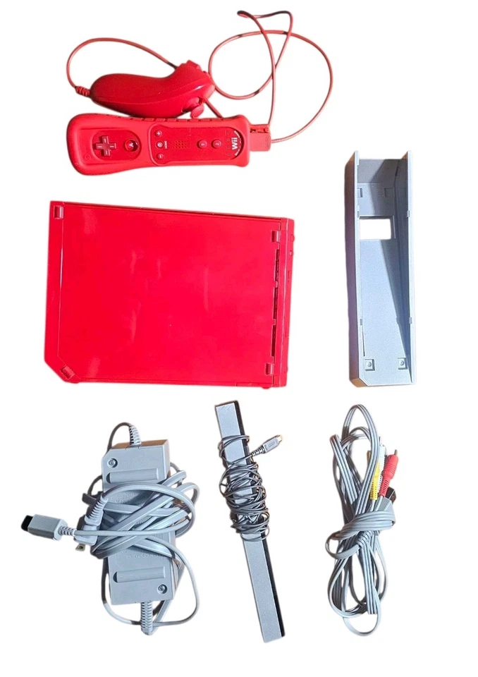 Consola Nintendo Wii Super Mario Bros 25 Aniversario Roja - 1 Mando 3 Juego Foto 3 de 4