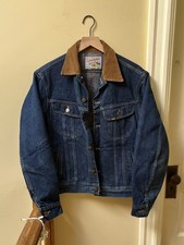Vintage LEE STORM RIDER Denim Jacket 40 Long Blanket Lined Ex. Condition