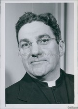 1949 Photo Rev Donald Mcgowan Director Bureau Health Catholic Conference 5X7
